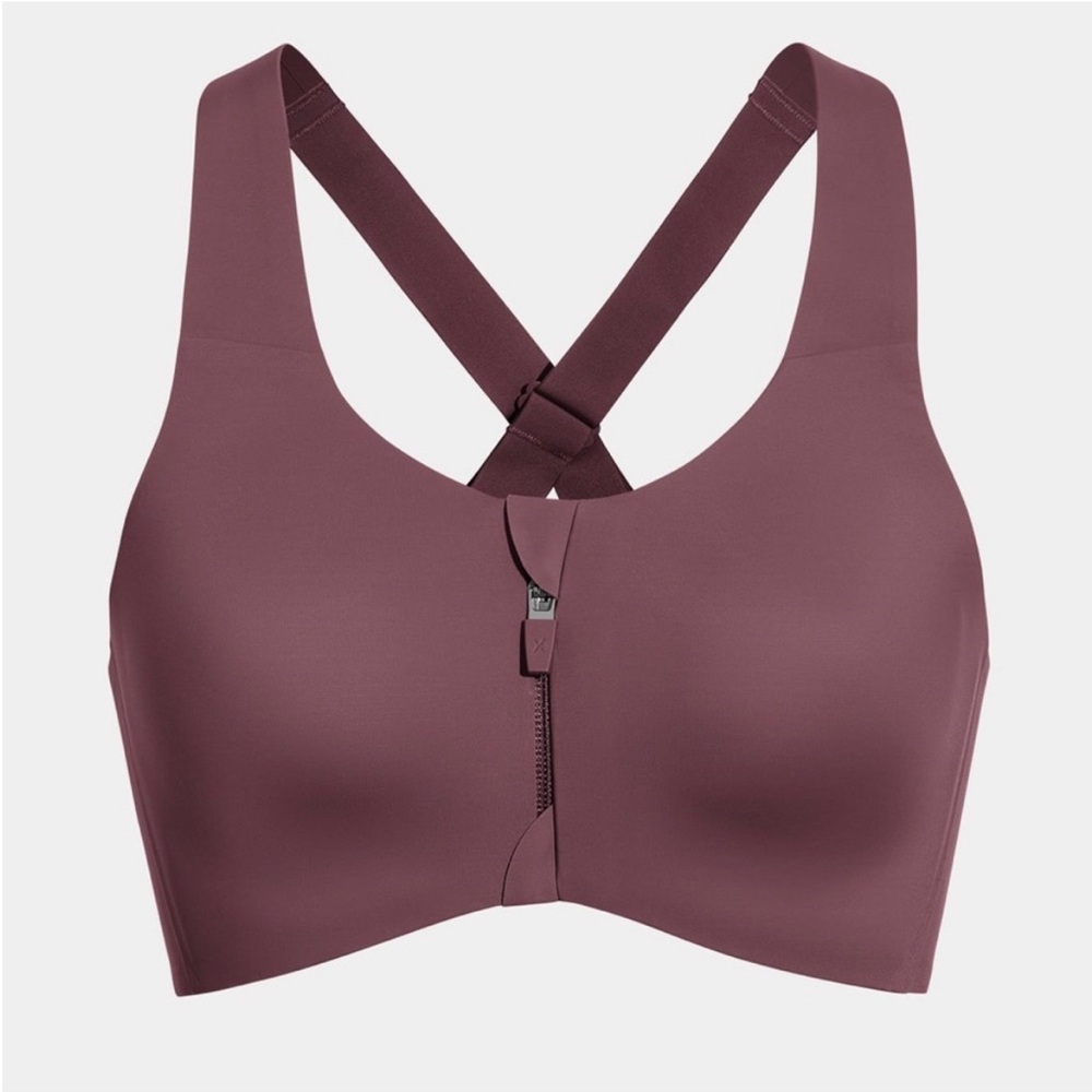 Knix Dahlia Catalyst Front Zip Racerback Sports Bra Size 4
